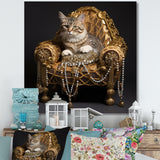 Gangster Glam Cool Cat - Cat Bedroom Wall Art