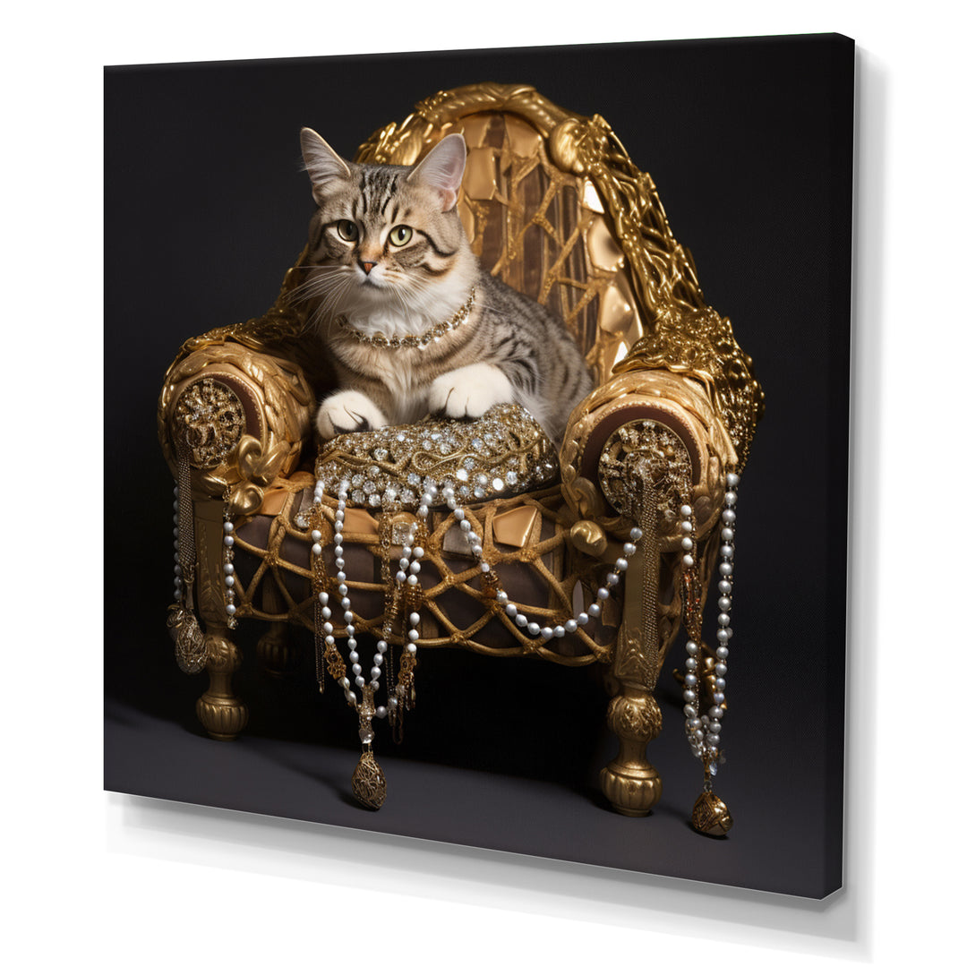 Gangster Glam Cool Cat - Cat Bedroom Wall Art