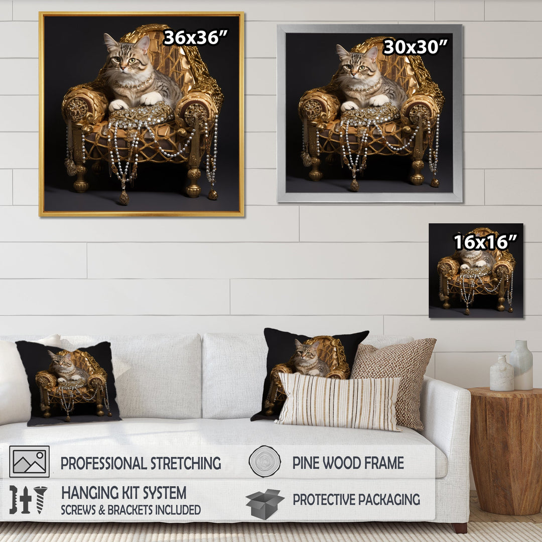 Gangster Glam Cool Cat - Cat Bedroom Wall Art