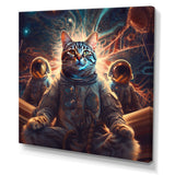 Psychedelic Space Cat - Cat Wall Decor
