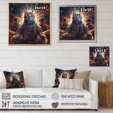 Psychedelic Space Cat - Cat Wall Decor