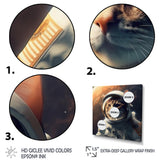 Space Cat Photography - Blue Cat Wall Art