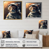Space Cat Photography - Blue Cat Wall Art