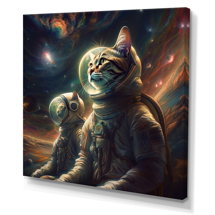 Interstellar Space Cat - Cat Bedroom Wall Art