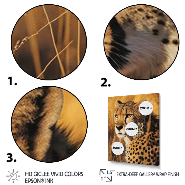 Majestic Cheetah In Savanna Plains - Cheetah Wall Decor