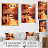 Two Deers At Sunset Nature Photography - Deer Wall Art Prints
