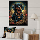 Gangster Dachshund - Dog Daschund Wall Decor