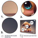 Cute Anime Dachshund - Dog Daschund Wall Art Prints
