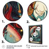 White Red Majestic Horse - Horse Canvas Wall Art