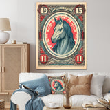 Vintage Stamp Portrait Of Horse - Horse Wall Decor