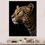 Stunning Portrait Of Leopard Wildlife - Leopard Living Room Wall Art