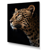 Stunning Portrait Of Leopard Wildlife - Leopard Living Room Wall Art