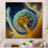 Macro Photography Of Marine Cells - Marine Animals Bedroom Wall Art