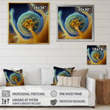 Macro Photography Of Marine Cells - Marine Animals Bedroom Wall Art