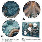 Portrait Of Mystical Octopus Painting - Octopus Wall Art Prints