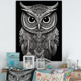 Wisdom Of The White Owl - White Owl Wall Art