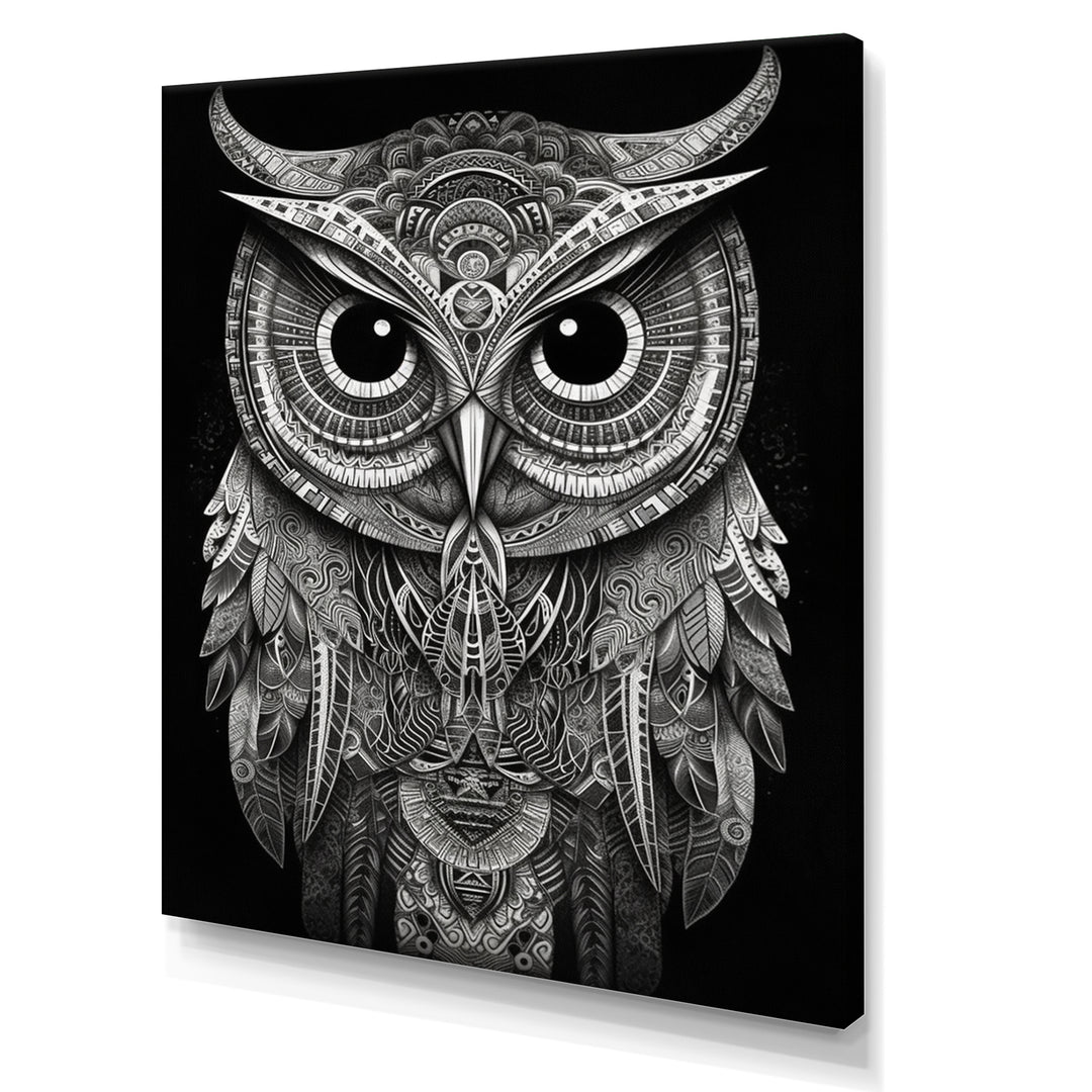 Wisdom Of The White Owl - White Owl Wall Art