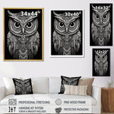 Wisdom Of The White Owl - White Owl Wall Art
