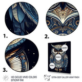 White Owl Magic - Owl Home Decor Art