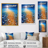 Little Hearts On Tropical Full Moon Beach - Owl Wall Art Prints