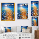 Little Hearts On Tropical Full Moon Beach - Owl Wall Art Prints