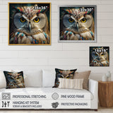 Portrait Of White Owl Wildlife Photography - Owl Bedroom Wall Art