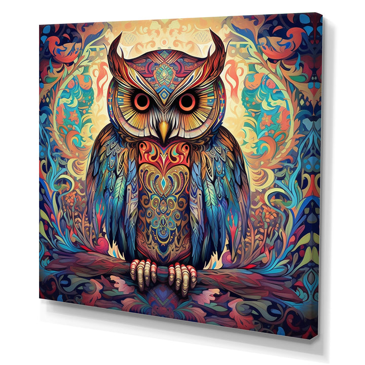 Portrait Of Magical Owl In Enchanted Forest - Owl Wall Art Prints