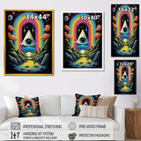 Eye Of Consciousness Surrealistic Landscape - Owl Canvas Wall Art