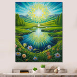 Magical Spring Mandala Over Paradise Valley - Owl Wall Decor