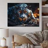 Wild Panter Resting In The Sun - Panther Canvas Wall Art