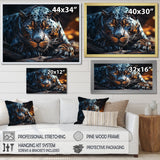 Wild Panter Resting In The Sun - Panther Canvas Wall Art