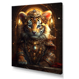 Cute Little Royal Tiger - Tiger Bedroom Wall Art