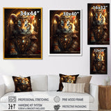 Cute Little Royal Tiger - Tiger Bedroom Wall Art
