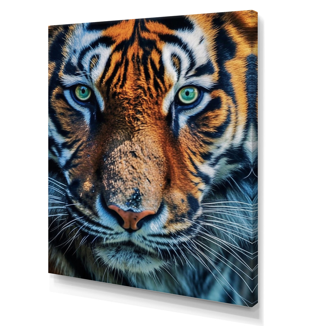 Portrait Of A Wild Tiger Nature Photography - Tiger Canvas Wall Art