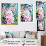 Wild Tiger With Young Girl In The Jungle - Tiger Wall Decor
