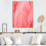 Boho Glam Pink Feather Elegance - Feathers Bedroom Wall Art