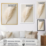 Delicate White Boho Feather - Feathers Wall Decor