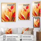 Retro Autumn Leaves In The Meadows - Feathers Wall Art Prints