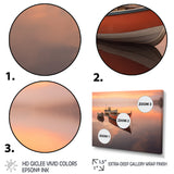 Dinghy Boat Serenity Pastel Sunset - Boat Canvas Wall Art