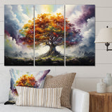 Tree Of Life All Seasons II - Split Panel Canvas Art