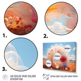 Translucent Floral Rainbow of Love - Classic Cars Canvas Wall Art