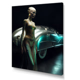 Classic Streamed lined Vintage Car Beauty 1940s - Classic Cars Canvas Wall Art