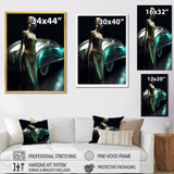 Classic Streamed lined Vintage Car Beauty 1940s - Classic Cars Canvas Wall Art