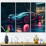 Futuristic Bugatti Sports Car - Multi-Panels
