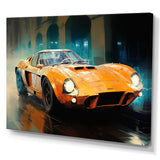 Grand Prix Retro Sports Car - Classic Cars Canvas Wall Art