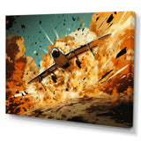 Airplane Taking Off In Full Action - Plane Canvas Wall Art