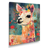 Smiling Flower Alpaca - Alpaca Wall Decor