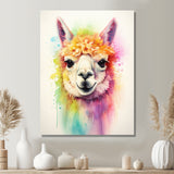 Cool Alpaca Portrait - Alpaca Wall Decor