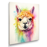Cool Alpaca Portrait - Alpaca Wall Decor