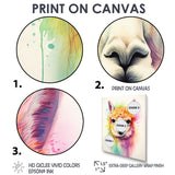 Cool Alpaca Portrait - Alpaca Wall Decor